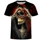 Мужская футболка с принтом The Love Of Skeleton, Повседневная футболка с короткими рукавами и круглым вырезом, размеры 130-6XL, лето 2021