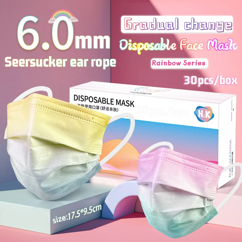 

Маска Защитная трехслойная из нетканого дышащего материала, для защиты от пыли и градиента, 30 шт./кор.