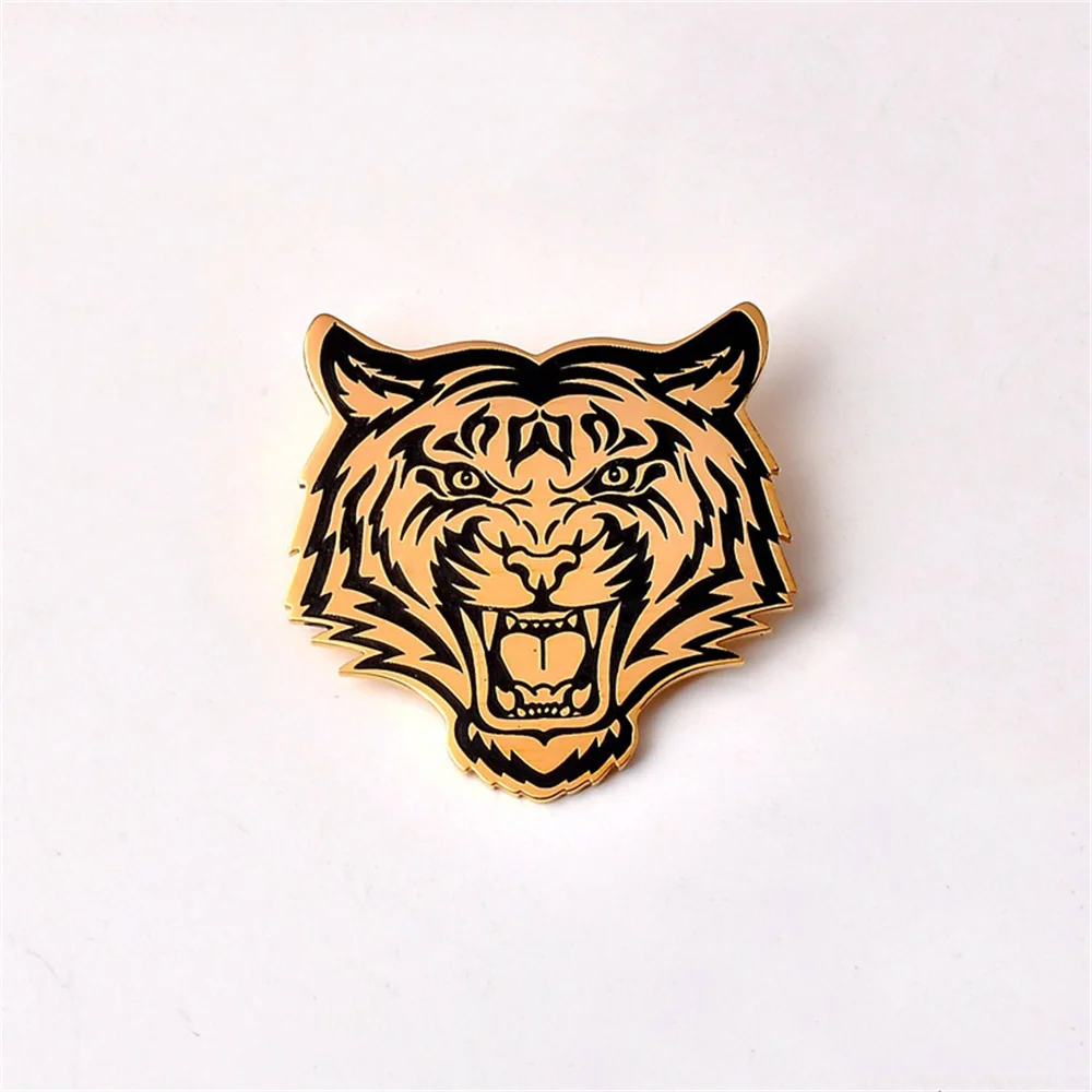 

Cute Enamel Tiger Brooch Pins Vintage 2022 Zodiac Animal Brooches For Women Men Jewelry Gift Accessories For Girls