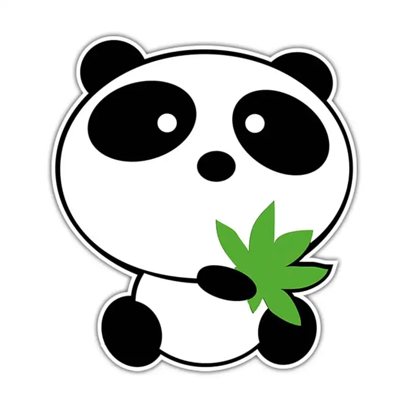 B0619 # самоклеящаяся наклейка панда Медведь Автомобильная водонепроницаемые