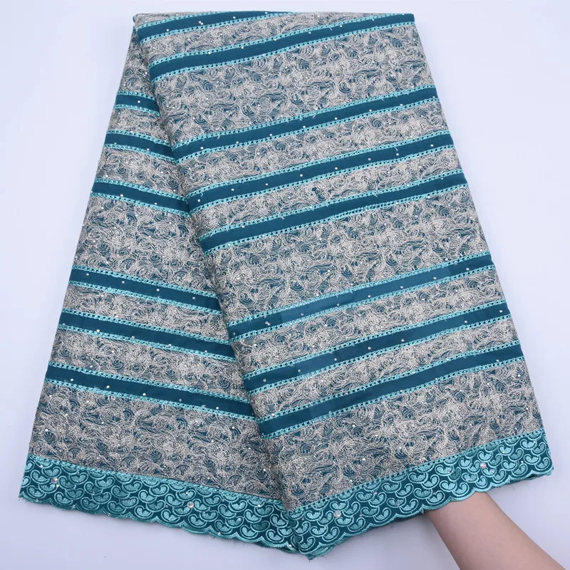 High Quality Cotton African Lace Fabric Swiss Voile Switzerland embroidery with Stone Dry 2020 Nigerian Wedding | Дом и сад