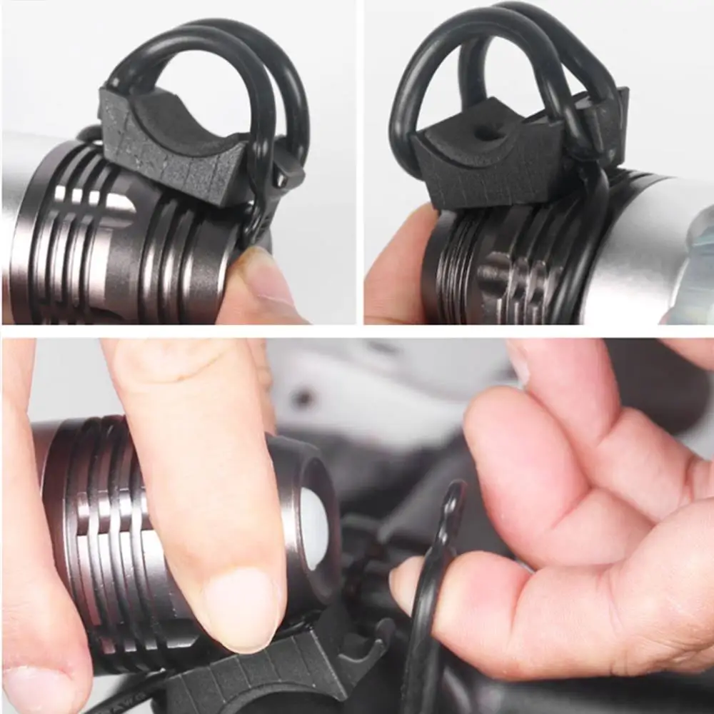 

10pcs 5 Pair Black Rubber Rings For Q5 T6 Headlight Headlamp Bicycle Useful New