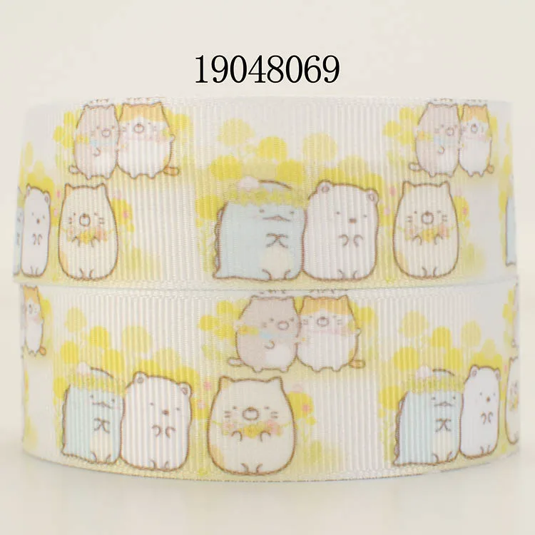Winsome 50 ярдов 16 мм 38 75 Серия животных мультфильм красочные печатные Grosgrain FOE ленты |