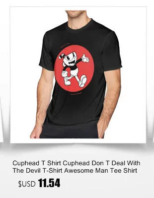 Cuphead футболка с надписью «Your Soul Is Mine», Пляжная футболка 6xl, футболка с забавным принтом, 100 хлопок, Мужская футболка с коротким рукавом