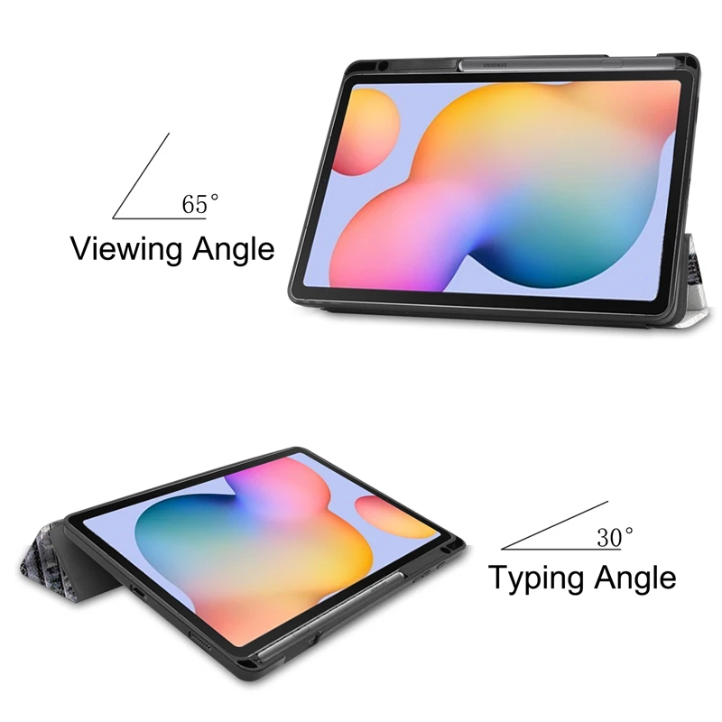 Мягкий силиконовый чехол для Samsung Galaxy Tab S6 Lite 10 4 SM-P610 SM-P615 планшета с держателем