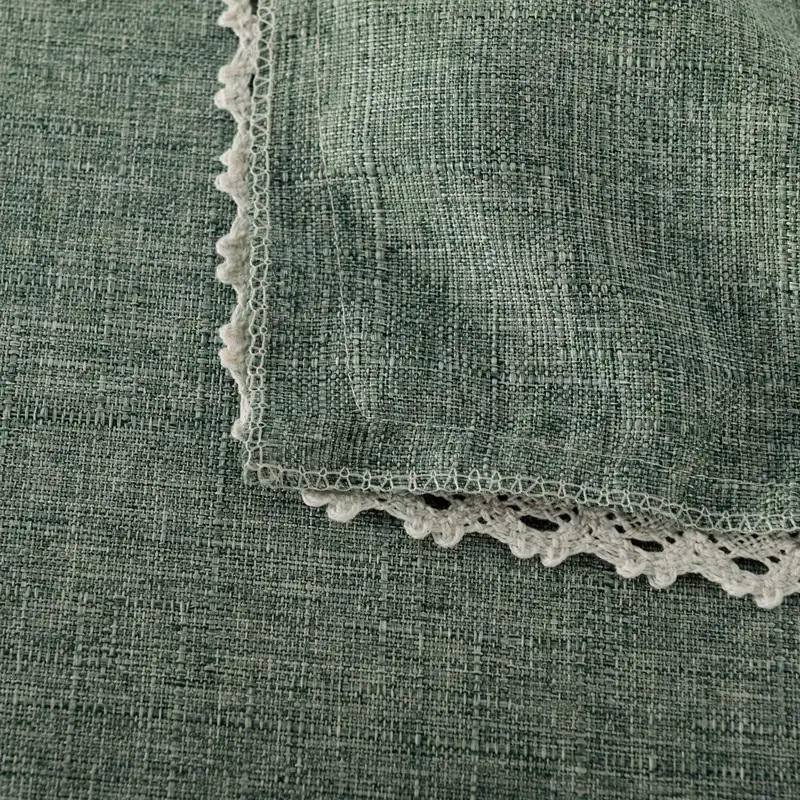 48 Decorative Tablecloth Imitation Linen Lace Table Cloth Dining Table Cover Home Decoration
