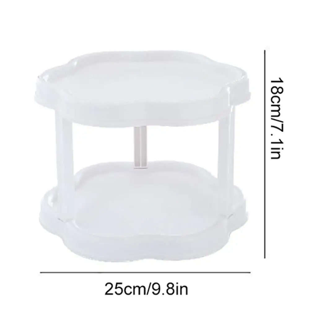 Кухонный лоток для хранения 1/2 уровней вращающийся многофункциональный