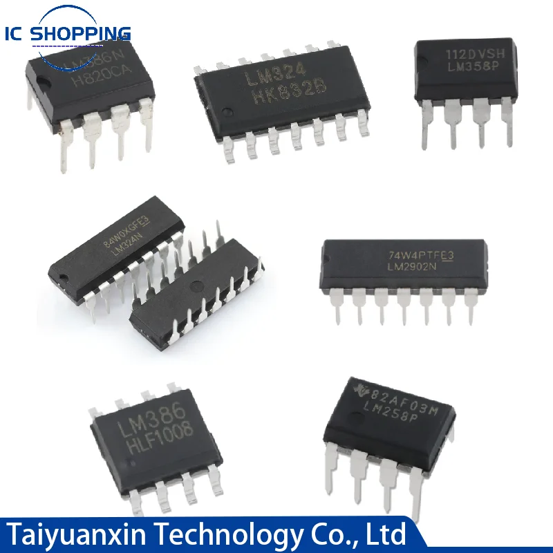 10 шт. LM324N LM324 358P 386N 2902N 224N 5532P Dual Управление четырехходовой al усилитель LM224DR 258 358 386DR