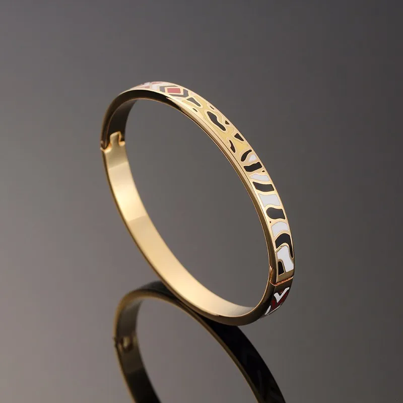 R& X Detalles Boda женское ювелирное изделие 6 мм браслет из нержавеющей стали Bijoux Femme Fine Regalos эмалевые браслеты Esmaltes