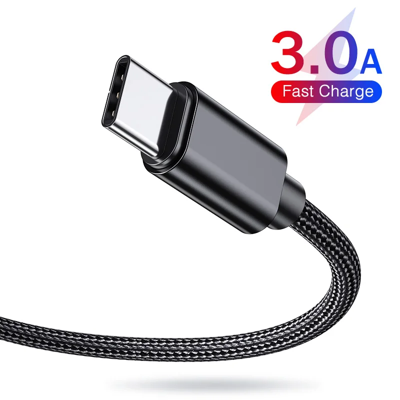 USB Type C кабель YKZ 3A быстрая зарядка для Samsung Galaxy Xiaomi Huawei мобильный телефон зарядки