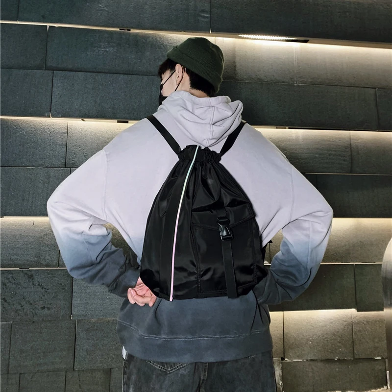 Сумка на плечо для женщин и мужчин черные мессенджеры водонепроницаемые