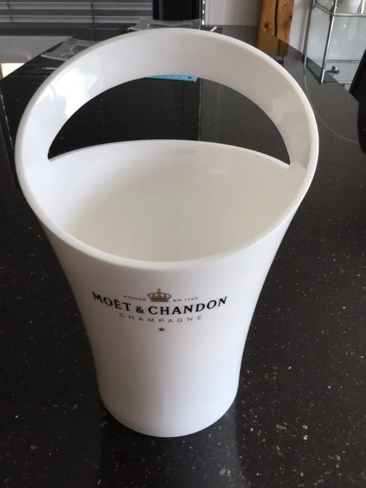 Ведро для льда Chandon вино пиво Partyfor 3л акриловые белые ведра охладители вина