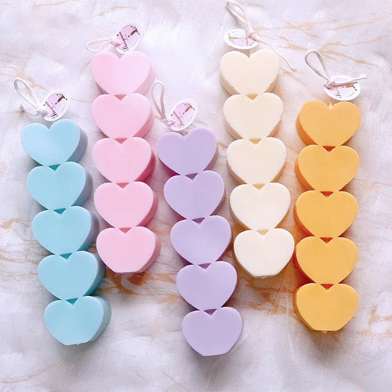 

PRZY 3D Love Scented Candle Fondant Mould Chocolate Baking Mold Soap Molds Handmade Silicone Molds Home Decoration