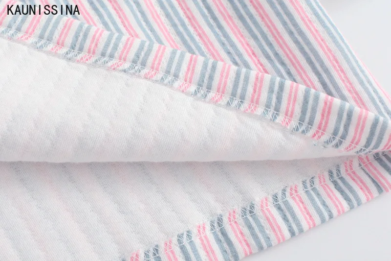 

Women Winter Pajamas Sets Cotton Lounge Sleepwear Warm Maternity Pajamas Nursing Homewear Long Sleeve Button Stripe Pajama Suits