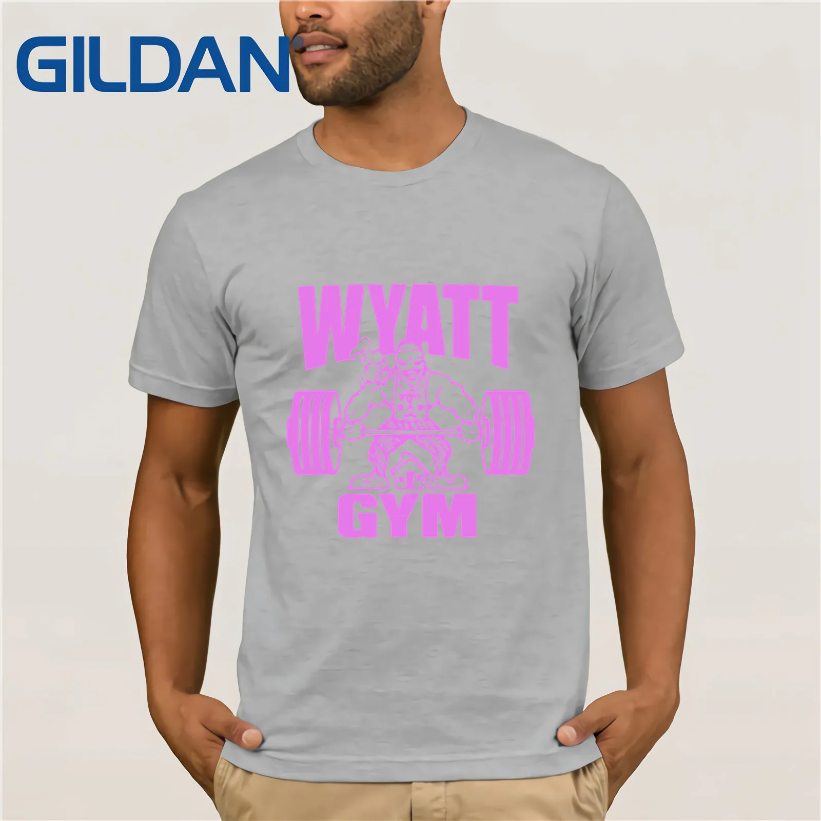 Bray Wyatt Gym 2019 Summer Men's Short Sleeve T-Shirt for Men Tops Casual Top Funny Tees Cotton T Shirt | Мужская одежда