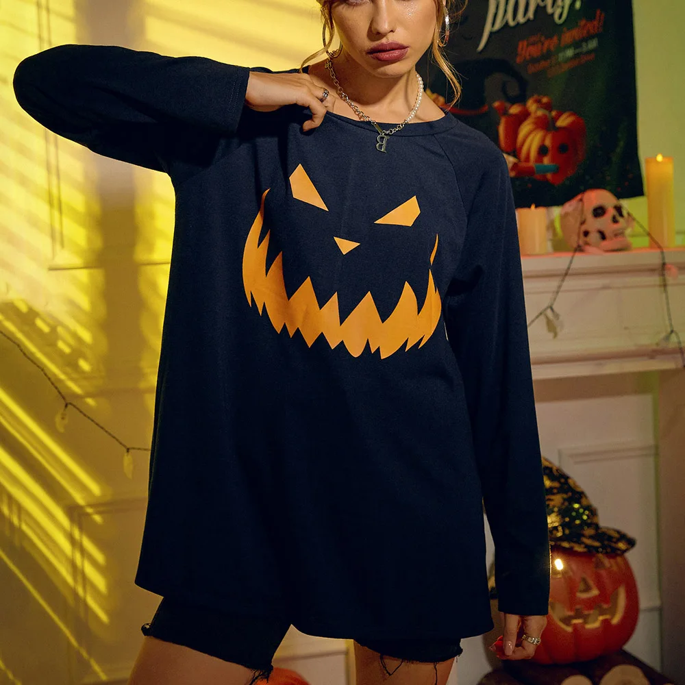 Осень 2021 модная женская новая толстовка однотонный пуловер с длинным рукавом и