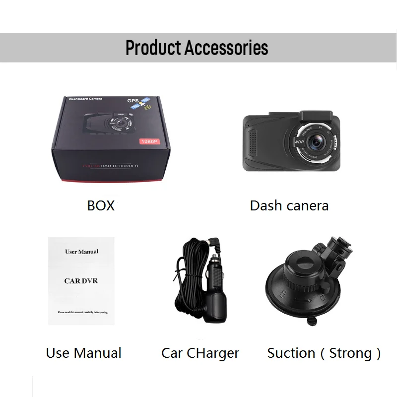 

Car DVR Night Vision Full HD 1080P 3 Inch170 degreeSmart Dash Camera Auto Registrar With GPS Tracker Dashcam 24H Parking Monitor