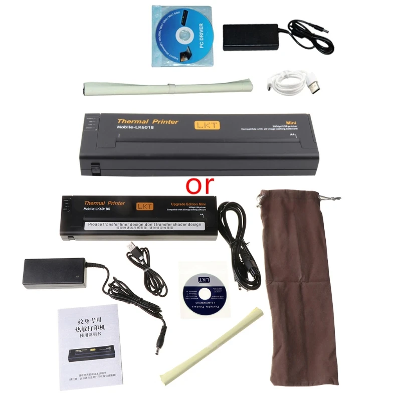 

Professional Tattoo Thermal Printer Portable Tattoo Transfer Copier Stencil Paper Maker Machine