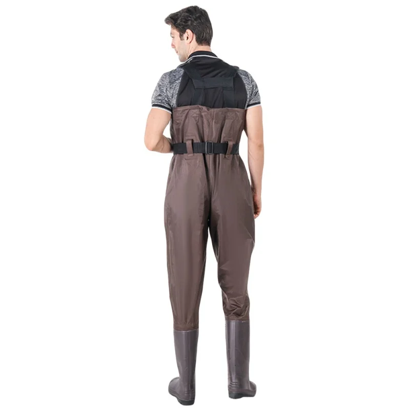 Мужские и женские водонепроницаемые ботинки для рыбалки на груди резиновые