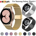 BEHUA, новинка, миланские часы, ремешок для Samsung Galaxy, часы 4, 40, 44, 4, Классические 42, 46 мм, умные часы, сталь, 20 мм, браслет