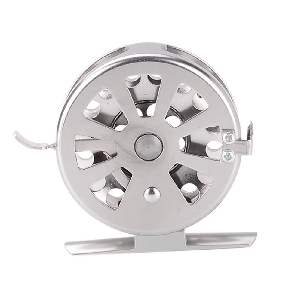 

Metal Ice Fishing Wheel Front Wheel Brake Right Hand Fishing Line Wheel Fishing Supplies Outdoor