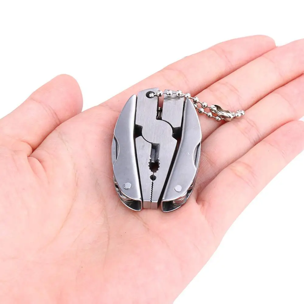 Портативный мульти Функция Универсальный складной инструмент alicate Брелок