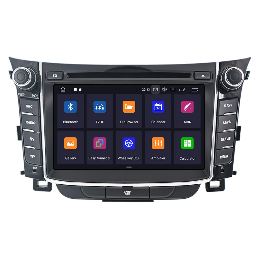 Автомобильный DVD-плеер Android 9 0 4 Гб ОЗУ для Hyundai I30 Elantra GT 2012 -2016 головное устройство с