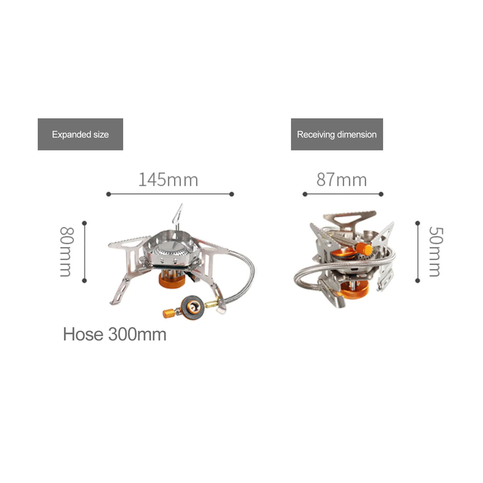 

3500W Outdoor Gas Stove Portable Stove Camping Gas Burner Folding Electronic Stove Hiking Portable Foldable Split Stoves