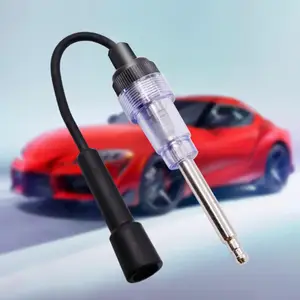 Car Spark Plug Tester Ignition System Coil Engine Auto Diagnostic Test Tool Stainless Steel Wear Resistant Diagnostic Tool