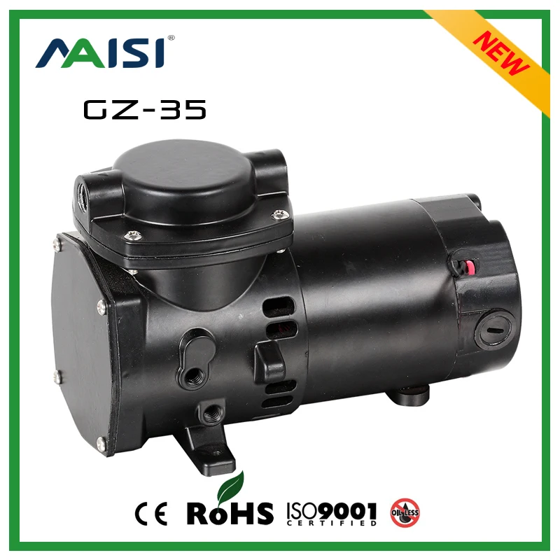 (GZ-35)24V (DC) Oilless Vacuum Air Pump 35L/MIN 100W high pressure Mini Diaphragm Electric carabina de pressao | Обустройство дома