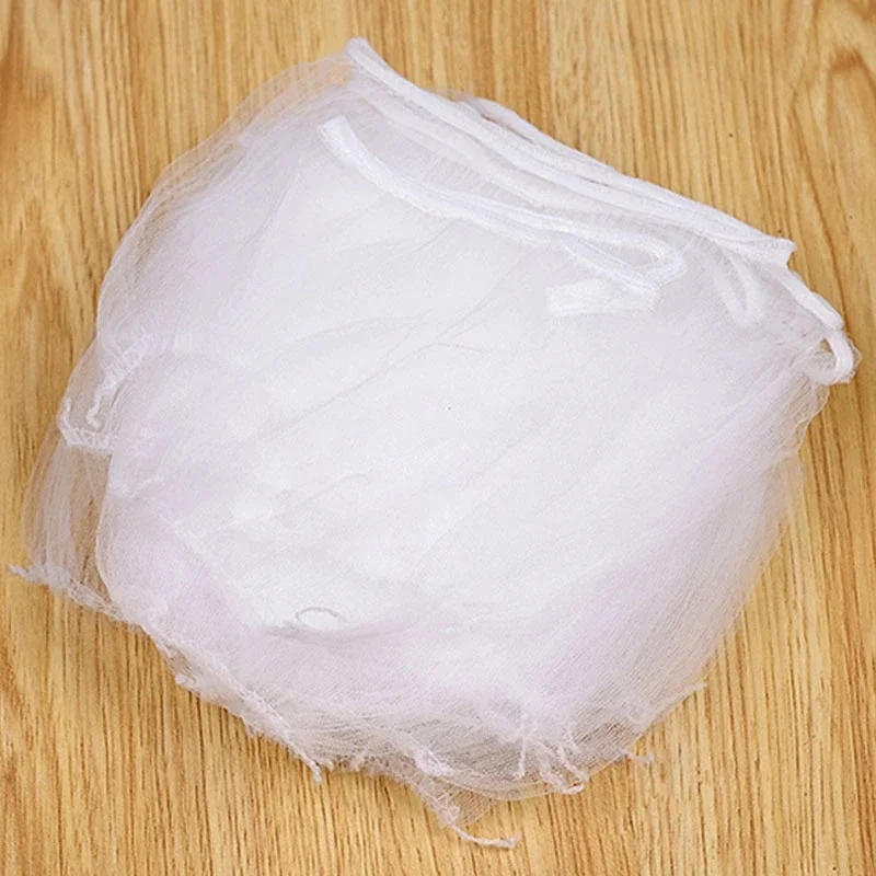 

2021 New Home Sewer Water Filter Disposable Kitchen Sink Strainer Bag Shower Sink Hair Rubbish Storage Mesh Bags