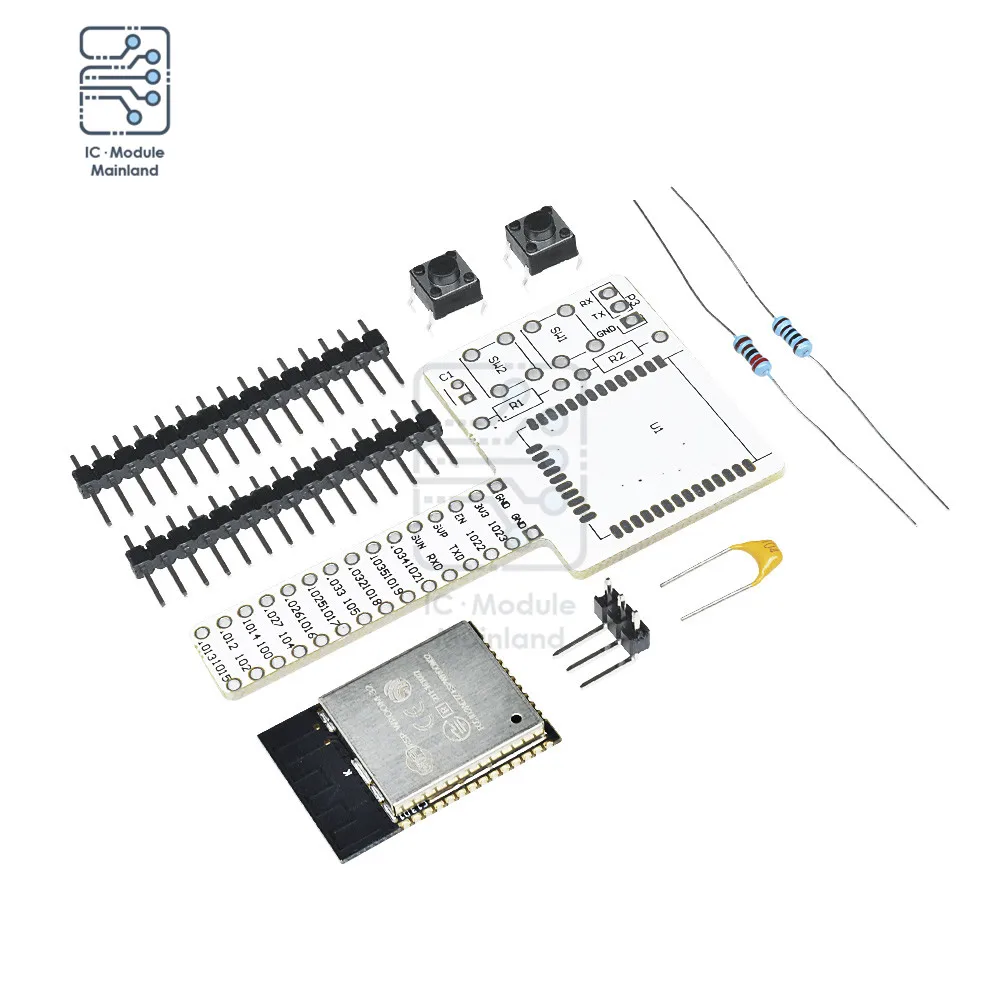 ESP-32 ESP-WROOM-32 Rev1 Wi-Fi модуль беспроводной Bluetooth макетная плата комплект для Arduino DIY Kit |