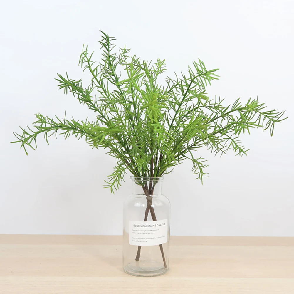 4 шт. искусственный розмарин завод поддельные листья зелени кусты Evergreen