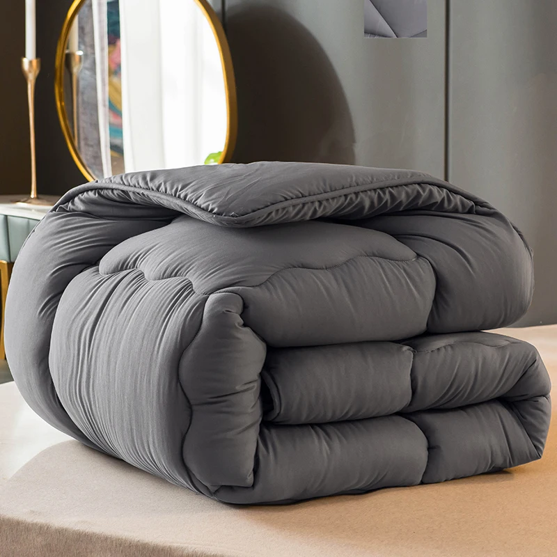 Различные стили на выбор стеганое одеяло 100% белое зимнее из сверхтонкого волокна