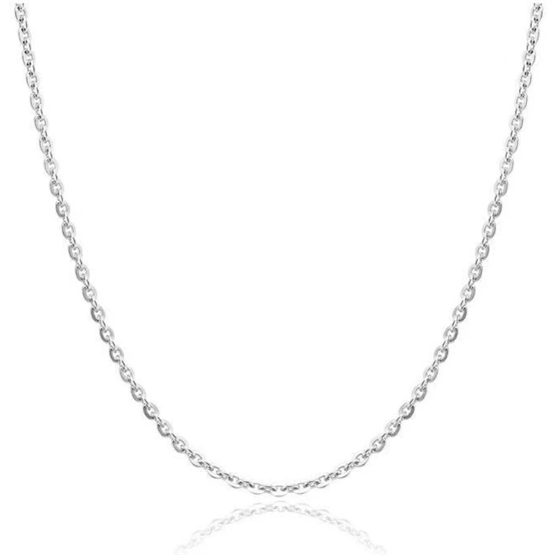 

Модное серебряное ожерелье 1,8 мм Властная Женская О-образная цепочка до ключиц