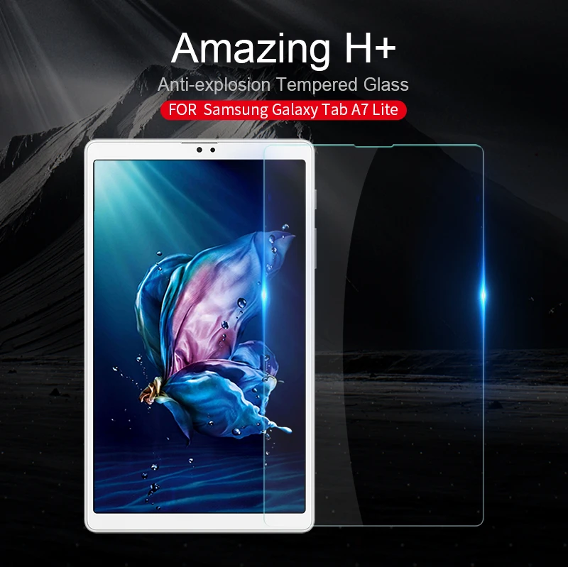 

For Samsung Tab A7 Lite Screen Protector Nillkin Amazing 9H Anti-explosion Tempered Glass for Samsung Tab A7 Lite Tablet Glass