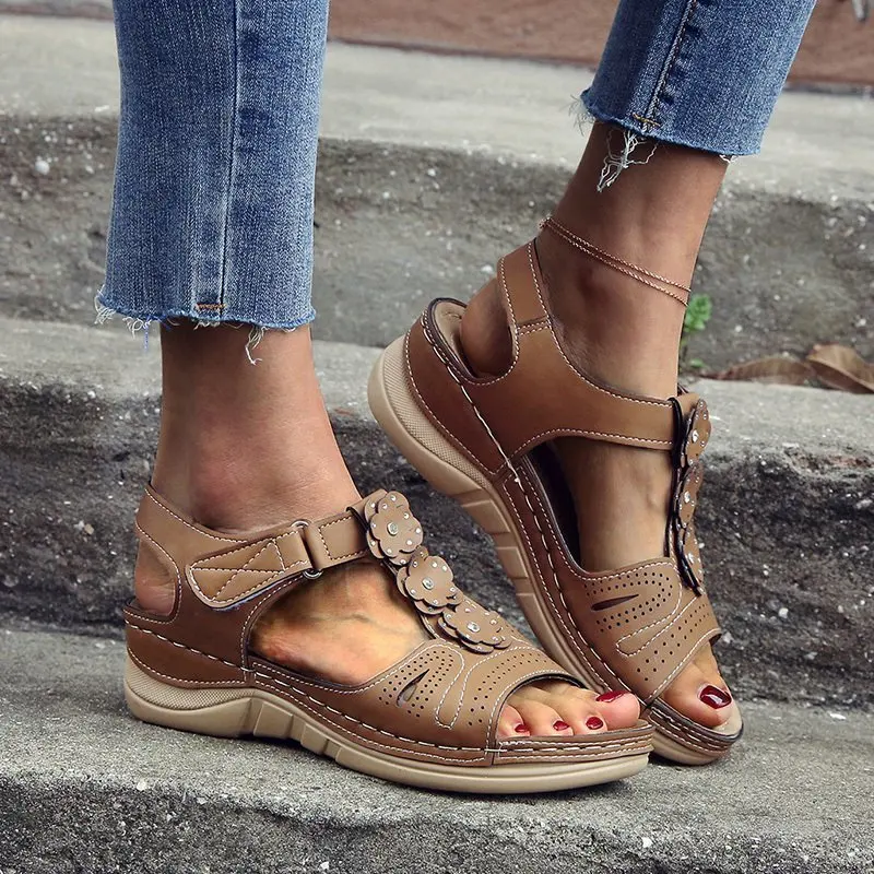 Женские босоножки Сезон лето На мягкой подошве сандалии на высокой платформе