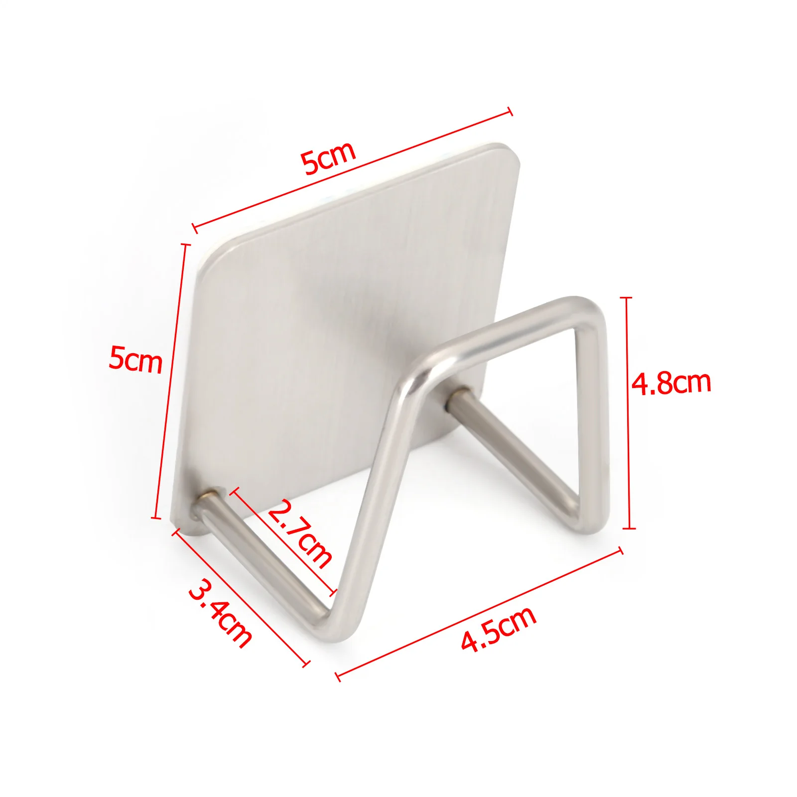 1 шт. неперфорированные кухонные губки из нержавеющей стали самоклеящиеся для