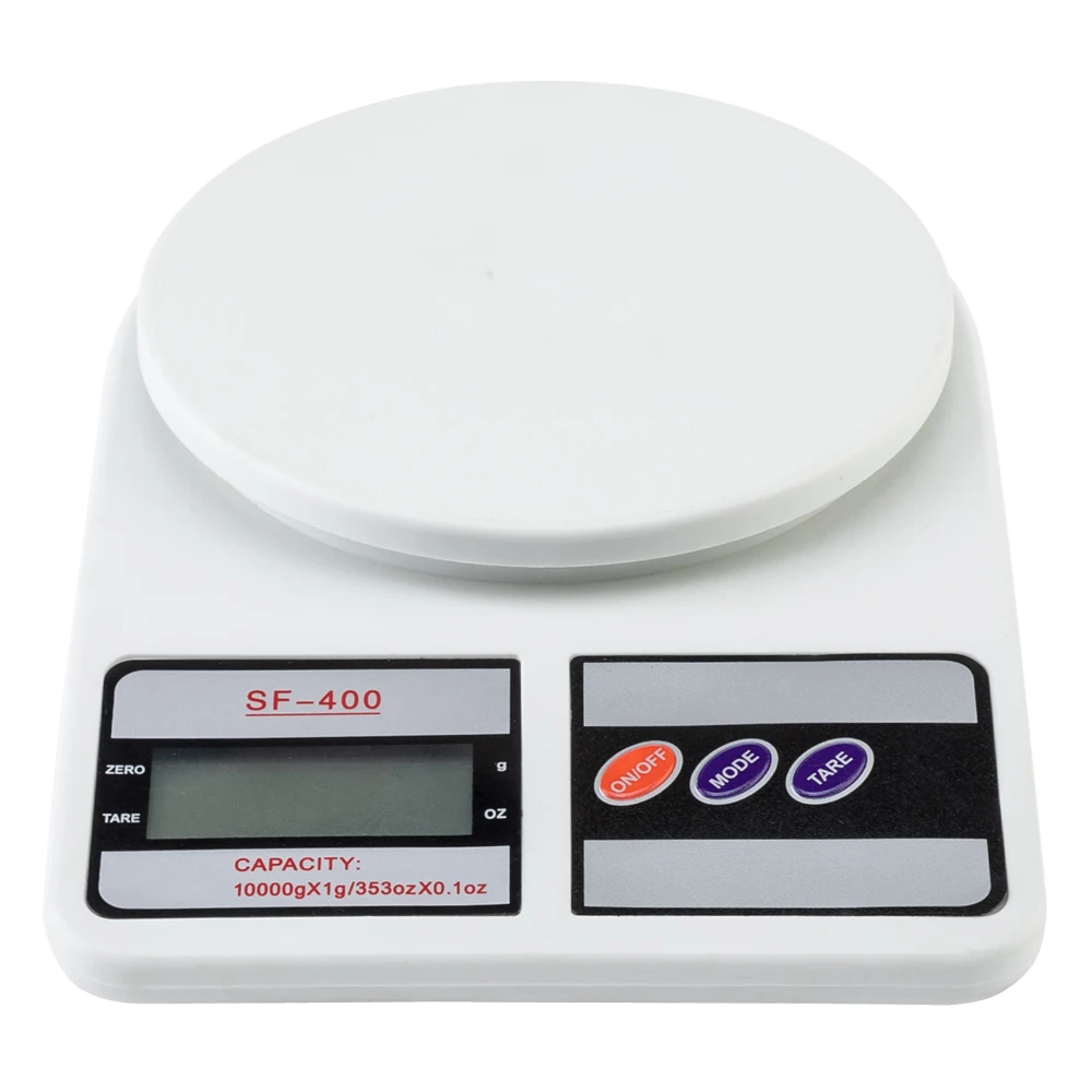 

US WarehouseSF-400 10KG / 1g Kitchen Mail LCD Digital Scale White Shipping to USA Drop Shipping