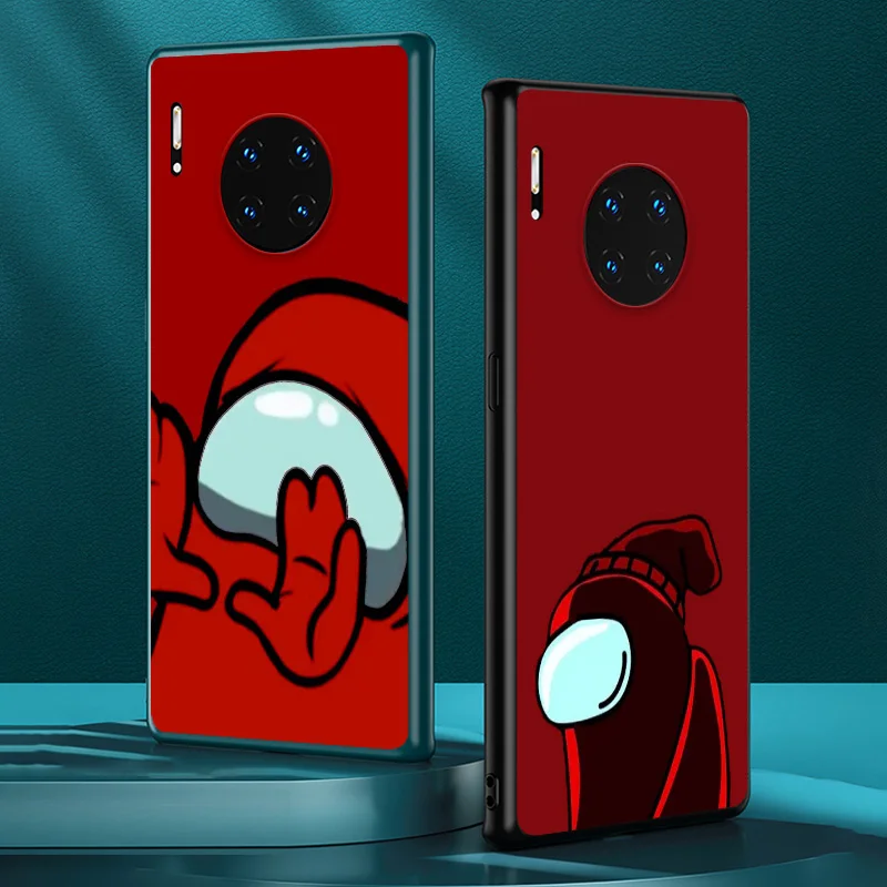 

Game Among Top for Huawei Mate 40 RS 30 20 X 10 P Smart Z S Lite Pro Plus 2021 2020 2019 2018 Black Phone Case