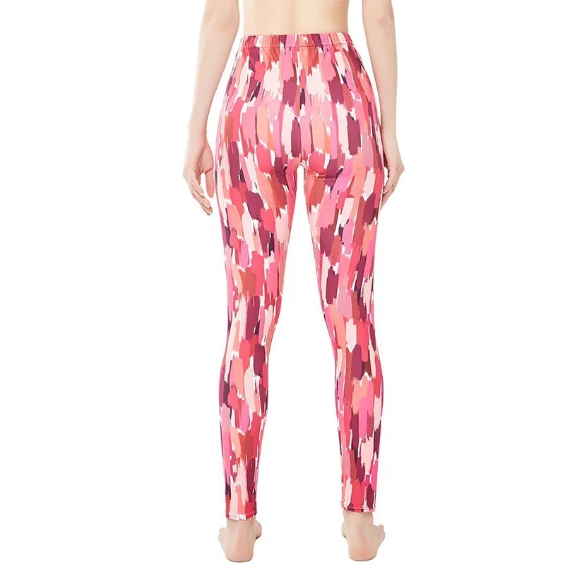Kezrea Ladies Pink Brush Pen Sexy Female Hip Leggings Dance Tights Fitness Training Yoga Pants Sport | Спорт и развлечения