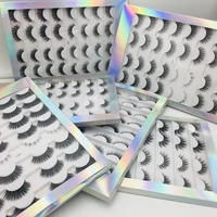 handmade 16 pairs false eyelashes set with luxury packing natural thick fake lashes extensions 30setslot dhl free