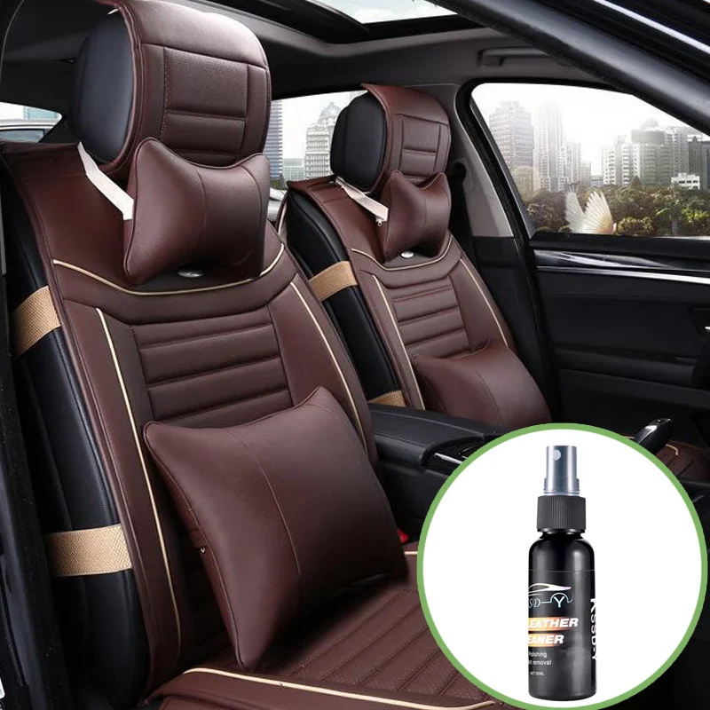 Средство для ухода за автомобилем очиститель кожаного сиденья полировки панели