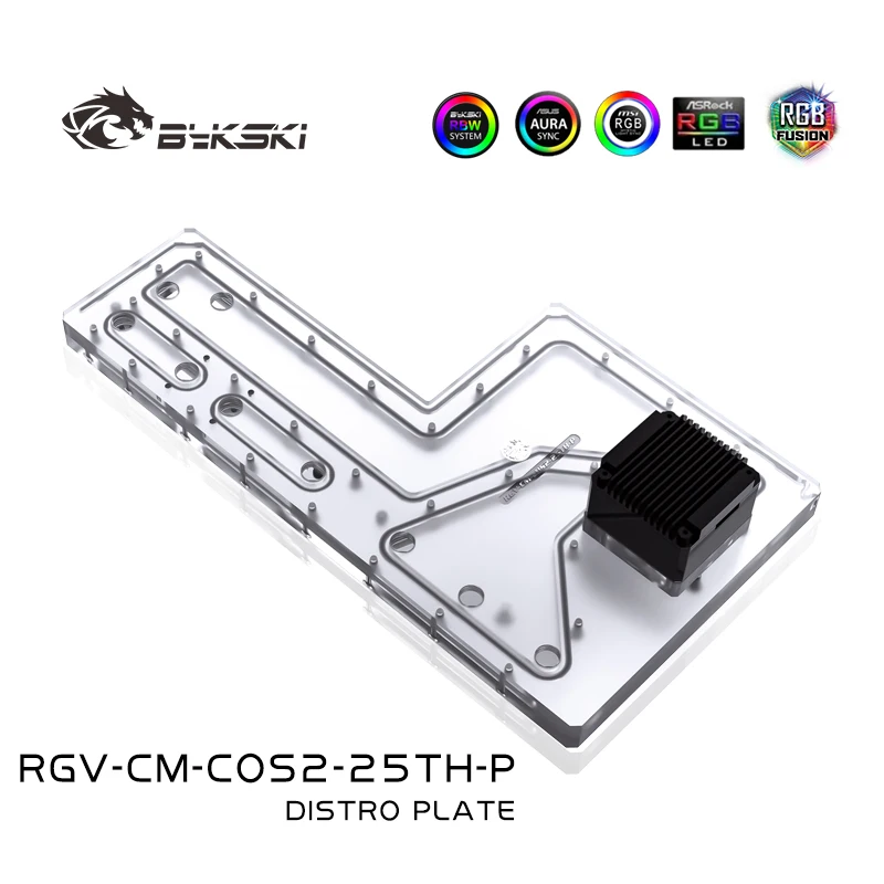 

Bykski RGV-CM-COS2-25TH, Waterway Boards For CoolerMaster Cosmos II Case, For Intel CPU Water Block & Single GPU Building