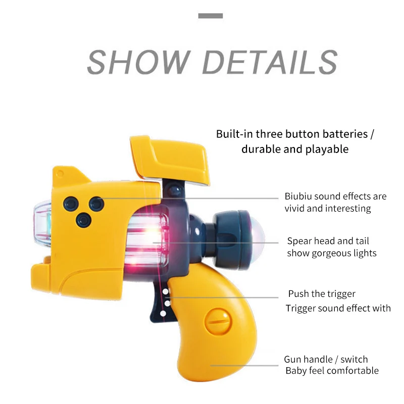 

Children's Novelty Toy Kids Military Arms Acousto-Optic Gun Weapon Electric Luminous Flash Light Music Small Pistol Gift For Boy