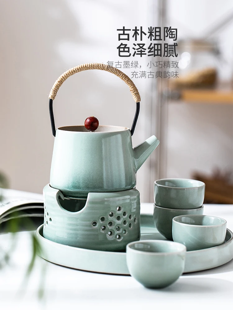 

Tea Set European Fine Bone China Tea Sets Teapot Making Tea Small Teapot Ceramic Teapot Household Flower Nordic Making