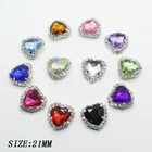 10 шт., металлические украшения в виде сердца