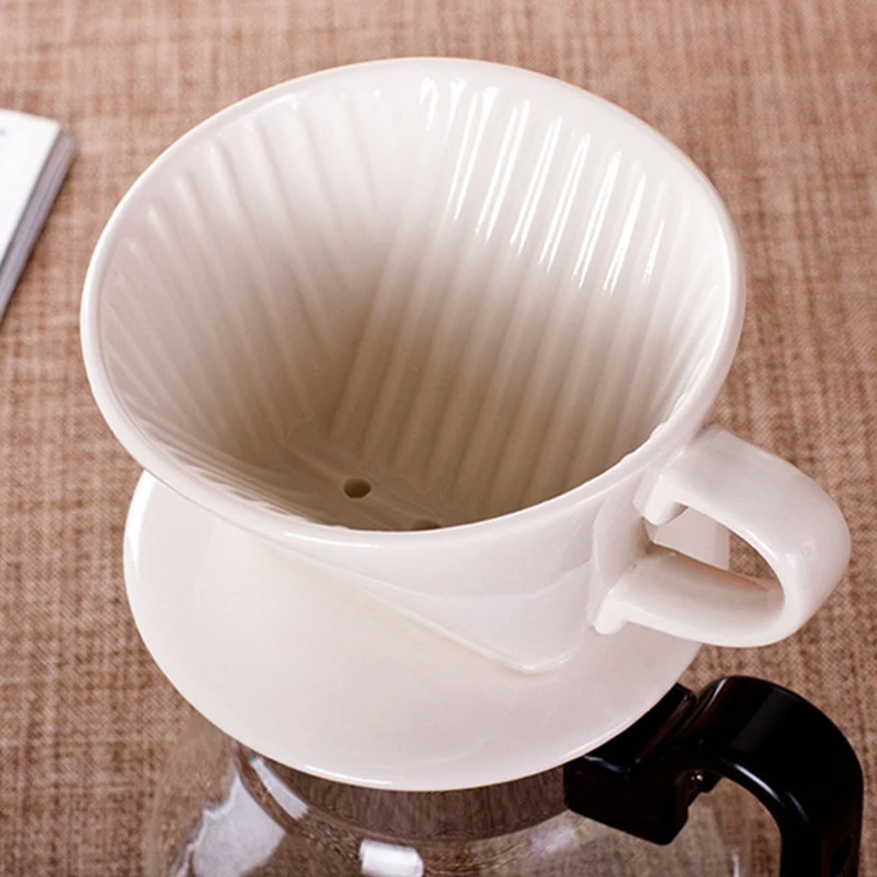 

Coffee Filtering Cup Practical Ceramic Coffee Filter Hand Brewed Coffee Drip Filter Funnel Durable Coffee Accessories