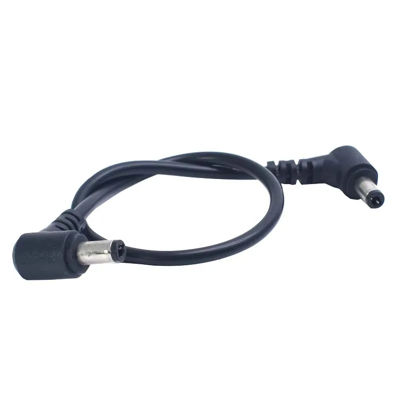 DC двойной изгиб Мужской Соединительный шнур питания 90 градусов L головка