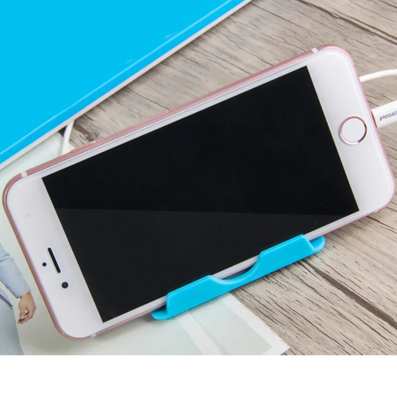 Настольная подставка для телефона аксессуары iPhone Xiaomi Пластиковая Складная